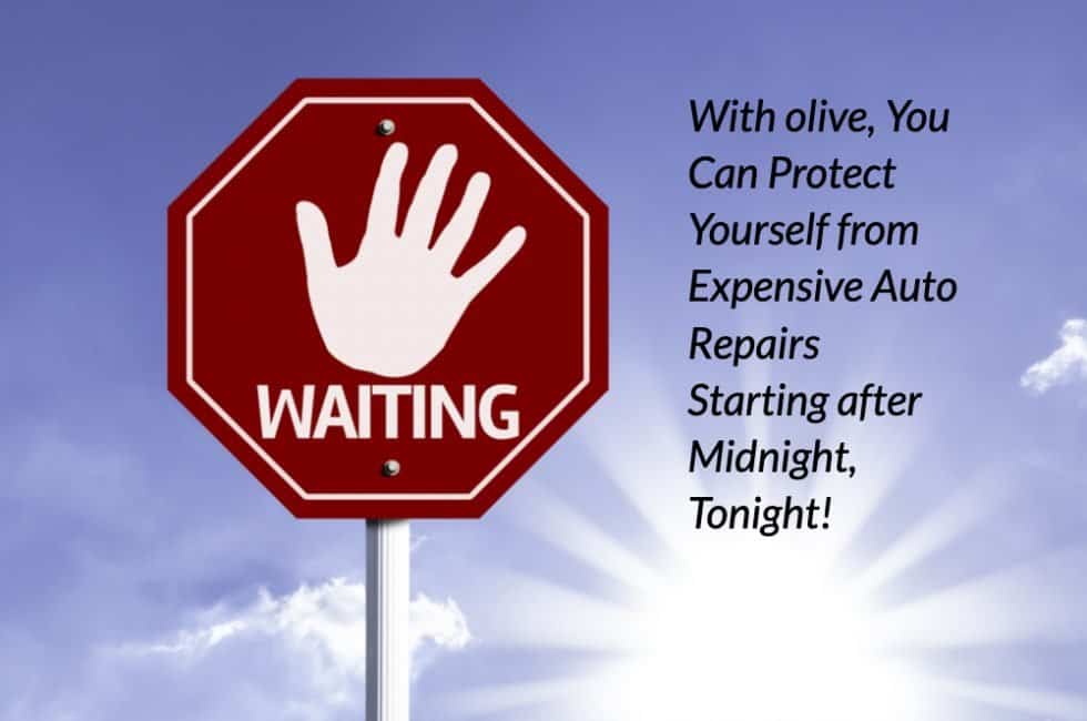 Extended Auto Warranty With No Waiting Period cover it. olive™ it.