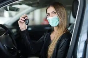 coronavirus clean car test drive