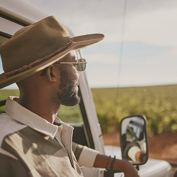 driver enjoying a protected road trip